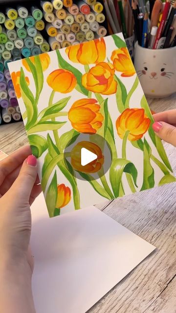 𝓝𝓮𝓰𝓲𝓷 𝓐𝓻𝓶𝓸𝓷 on Instagram: "🌷Spring vibes 🌸 and time to paint some flowers 🌼   Tutorial on my Youtube channel at:  👉Neginz-Art 👈 👉LINK IN BIO👈  Have been experimenting with these alcohol markers from @ohuhuart recently and wasn’t expecting to enjoy it this much. I think they are really great for quick sketchbook drawings and easy to carry around for painting outside. You are also able to blend with the right technique.   #ohuhuart #ohuhu #ohuhumarkers #ohuhucommunity #paintingflowers #floraldesign #paintingprocess #paintingideas #markerdrawing #alcoholmarkers" Markers Drawing Tutorial, Painting Outside, Ohuhu Markers, Flowers Tutorial, Sketchbook Drawings, Marker Drawing, Coloring Markers, Alcohol Markers, Spring Vibes