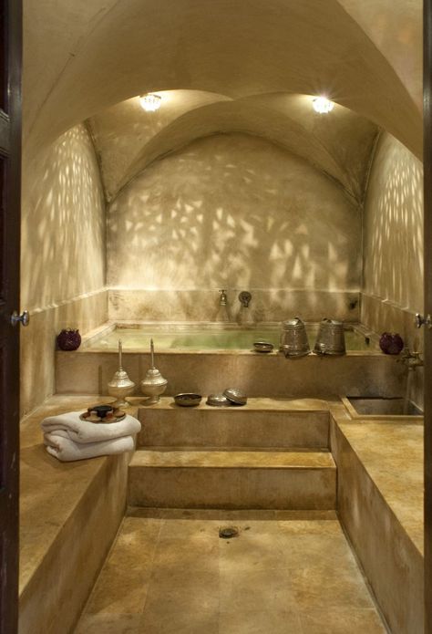 Spa Vibes, Moroccan Bath, Piscina Interior, Devils Night, Penelope Douglas, Dream Interior, Large Bathroom, Spa Interior, Dream Bath