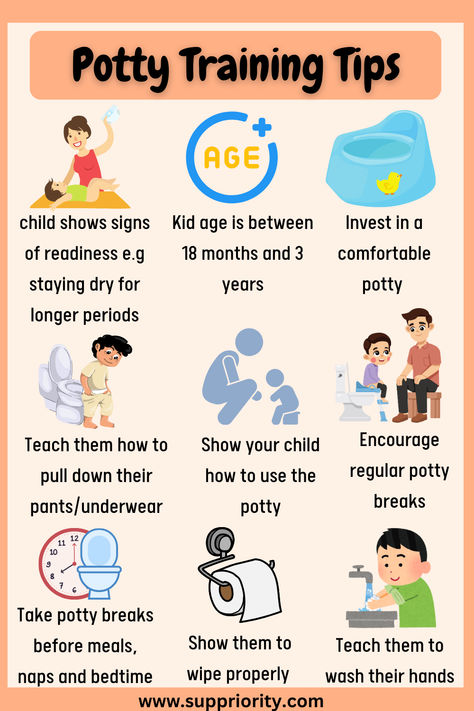 Potty training is an exciting milestone for your child! With the right potty training tips, you can guide them to use the toilet like a big kid. Patience, encouragement, and a consistent routine will help build their confidence. Celebrate their progress and remember, every child learns at their own pace. Tips For Potty Training Girls Toddlers, Toddler Boy Potty Training Tips, Potty Training Essentials, How To Potty Train A Toddler Boy, Diy Potty Training Chart Ideas, Potty Training Early, Boy Potty Training Tips, Montessori Potty Training, Toilet Training Visuals