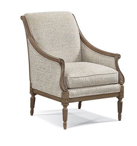 1146 | Page 2 | Sherrill Furniture Company - Made in America Leather Interior Design, Traditional Accent Chair, Sherrill Furniture, Carved Chairs, Family Room Furniture, Classical Furniture, Console Furniture, Classic Armchair, Classic House Exterior