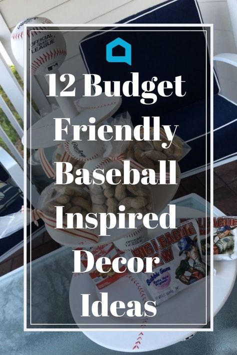 Ready for Baseball Season? Have a little leager who just needs everything to be baseball themed? Check out these 12 budget friendly to get you inspired! #baseball #diy #hometalk Crafts With Baseballs, Baseball Diy, Thanksgiving Baby Shower, Baseball Wall Decor, Chalk Paint Mason Jars, Homemade Air Freshener, Themed Kids Room, Baseball Wall, Diy Chalk Paint