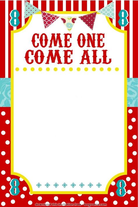 FREE Carnival Birthday Invitations – Bagvania FREE Printable Invitation Template Carnival Invitation Template, Carnival Birthday Party Invitations, Carnival Party Invitations, Circus Party Invitations, Circus Themed Birthday Party, Circus Birthday Invitations, Carnival Birthday Invitations, Circus Invitations, Carnival Invitations