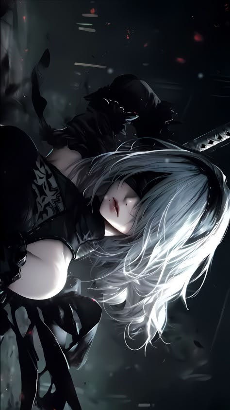 G Cup, Image Swag, Cool Anime Backgrounds, Nier Automata, Cool Anime Wallpapers, Anime Artwork Wallpaper, Digital Art Anime, Anime Scenery Wallpaper, Fantasy Artwork