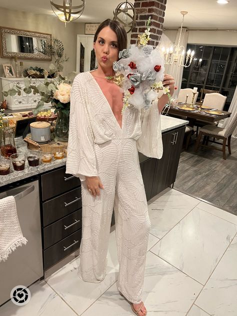 Rehearsal Dinner Pants Outfit, Rehearsal Dinner Jumpsuit For Bride, Bridal Rehearsal Dinner Outfit, Asos Bridal, Rehearsal Dinner Outfit, Rehearsal Dinner Outfits, Bridal Jumpsuit, Dinner Outfit, Dinner Outfits