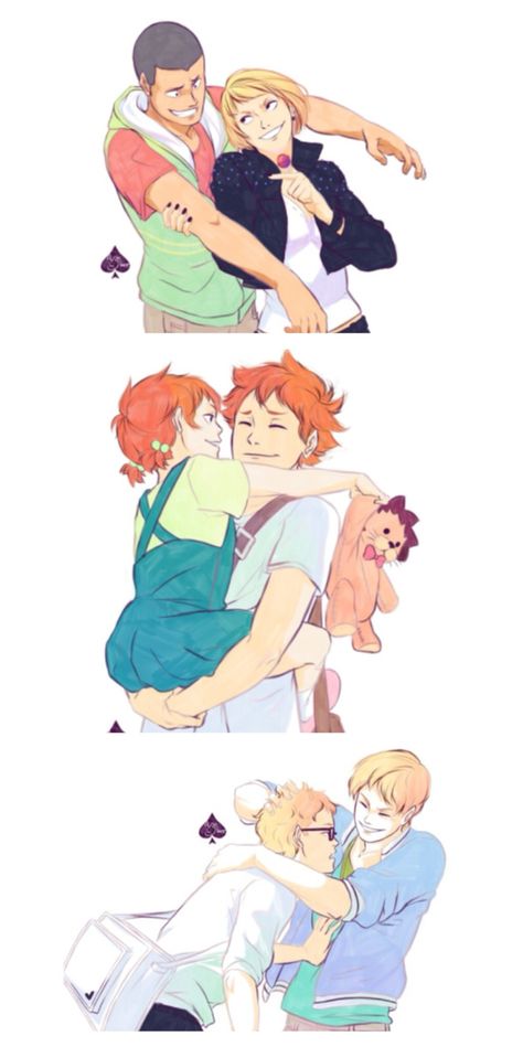 Haikyuu! Siblings Haikyuu Siblings, Haikyuu Volleyball, Volleyball Anime, Haikyuu Funny, Anime Haikyuu, 5 Anime, Haikyuu Ships, Haikyuu Fanart, Haikyuu 3