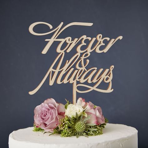 Wooden Wedding Cake, Letter Cake Toppers, Wooden Cake Topper, Small Wedding Cakes, Laser Cut Decor, Tall Cakes, Wooden Cake, Engagement Cakes, Special Cake