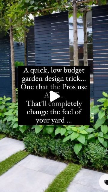 Sarah | Garden Designer + Educator on Instagram: "If i had to share a quick piece of advice…

one that didn’t cost much and…

would give an instant lift to your garden …
it would be this…

Paint your boundary fence ‘black’ or ‘shades of very very dark grey’…

To quite one of my boys fav movies😉

It’s a particularly effective tactic in small to medium sized urban gardens…

As it helps the fence, and as a result the boundary lines recede…

Which is ideal if your yard is an awkward or unusual shape…

Dark fences have the added benefit of making the green of your plants in front of it pop.

A painted fence also helps if you have multiple different types and colours of fence along your boundary which is quite common…

Painting them all the same colour unifies them…

When it comes to actual col Medium Size Garden Design, Black Fence Garden, Plants Along Fence Line, Green Fence Paint, Garden Fence Paint, Boundary Fence, Fence Paint Colours, Painted Fence, Green Fence