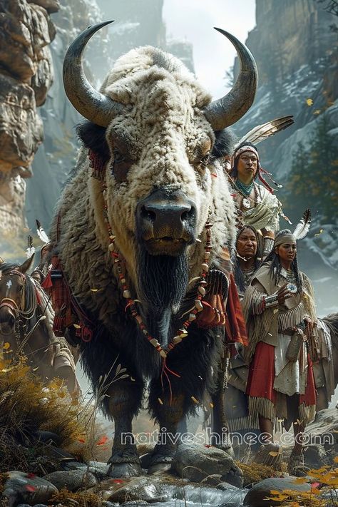 Native American Buffalo, White Bison, The White Buffalo, Majestic Landscape, Dog Soldiers, Native American Warrior, Fairfax County, Native American Heritage, Hope Symbol