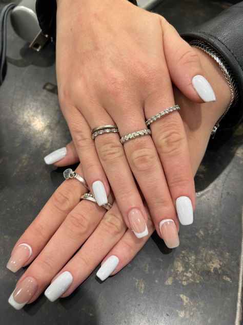 Semipermanent Nails, Semi Permanent Nails, Permanent Nails, Nail Art Blanc, Ongles Beiges, Demi Permanent, Racun Shopee, Gel Nail Art, Semi Permanent