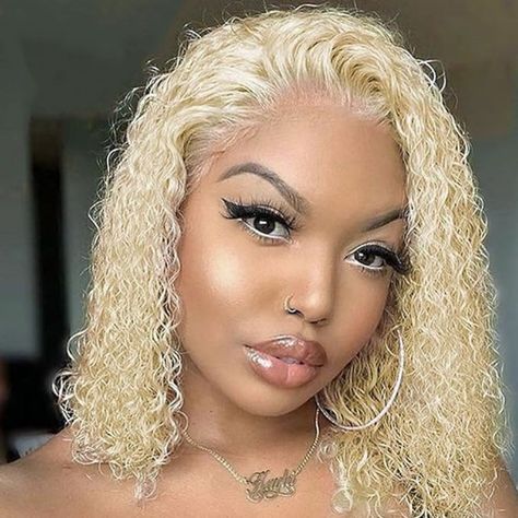 613 13x4 13x6 HD Transparent Lace Front Blonde Short Bob Curly Wigs Pre Plucked Brazilian Human Hair Wigs 200% Density For Women - AliExpress 200165144 613 Deep Wave Lace Front Human Hair Wig, Curly Blonde Hair Black Women Lace Wigs, Short Bob Curly Dark Root Ombre Honey Blonde Human Hair Wigs, 613 Curly Bob Wig, 613 Bob Wig, Deep Wave Brazilian Hair, Blonde Bob Wig, Short Curly Bob, Bob Lace Front Wigs