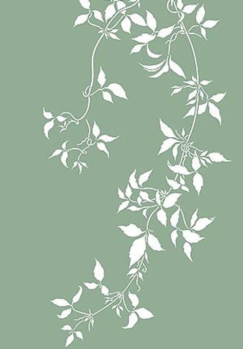 LARGE Trailing Clematis Leaves Stencil 2© | Etsy Stencil Drawings, Leaves Template, Leaves Stencil, Floral Stencil, Clematis Vine, Leaf Stencil, Stencil Printing, Stencils Printables, Large Stencils