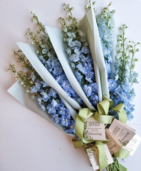 Blue Bell Bouquet, Delphinium Flower Bouquet, Delphinium Arrangement, Blue Delphinium Bouquet, Flower Presentation, Delphinium Bouquet, Delphinium Flower, Flower Boquet, Delphinium Flowers