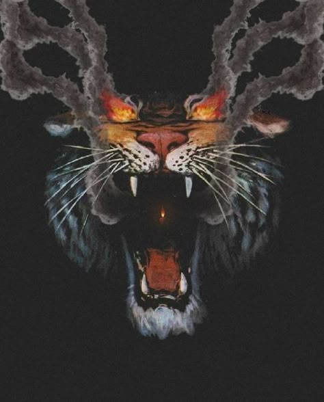 Home / X Dark Animals, Cold Images, Adobe Photoshop Design, Tiger Painting, Go Big Or Go Home, Old School Tattoo Designs, Cover Art Design, Graphic Tshirt Design, Scary Art