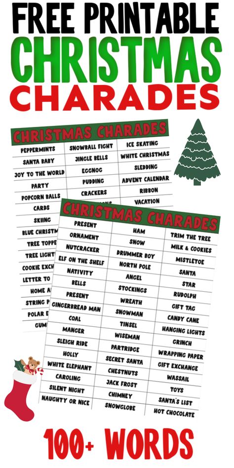 Holiday Pictionary Ideas, Christmas Pictunary Game, Christmas Catch Phrase Game, Holiday Charades For Adults, Christmas Charades Ideas, Pictonary Ideas Christmas, Christmas Pictionary For Kids, Christmas Games 2022, Holiday Kids Games