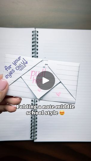 10K views · 32K reactions | This makes me want to dive into fun ways to fold notes. 😬 | Memories By Meyers | Giulio Cercato · Bloom Fold Note Into Envelope, Cute Ways To Fold A Note, Fold Notes, Middle School Fashion, Folding Paper, How To Fold Notes, Halloween Costumes Friends, 10k Views, For Your Eyes Only