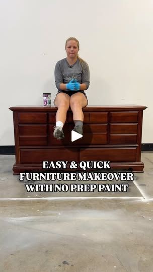 14K views · 1.4K reactions | Comment “EASY” for details! 

This cherry toned dresser was so outdated but nothing a little paint and new hardware could’t fix! Furniture flips don’t have to be hard! This makeover took less than 24 hours! 

follow @furnitureflippingteacher for more furniture flips & DIYs! | Lauren Hull | furniture flipping teacher Painting Upholstered Furniture, Two Tone Dresser, Cherry Dresser, Cherry Wood Furniture, Cherry Furniture, Diy Dresser Makeover, Makeover Before And After, Furniture Flipping, Furniture Flips