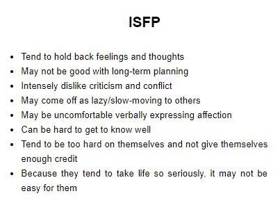 About Me: ISFP and 2w3 - Just Add Pearls Isfp Quotes, Isfp Traits, Isfp Love, Isfp Compatibility, Isfp Things, Isfp Relationships, Mbti Compatibility, Isfp Personality, Mbti Functions