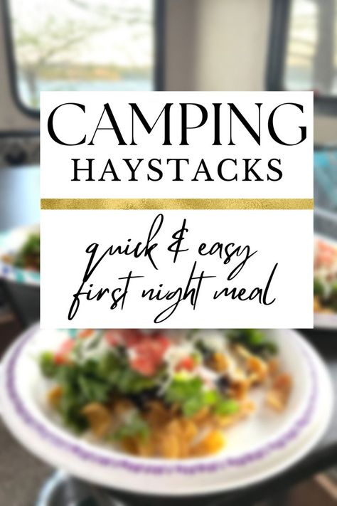 Flavorful camping haystack recipe. Quick and easy camping meal that is perfect for the first night of camping. Done in minutes and light or hearty depending on how you layer the haystack. #campingmeal #campingrecipe #haystacks Haystack Recipe, Haystacks Recipe, Camping Meal, Night Camping, Camping Menu, Easy Camping Meals, Porch Light, Campfire Food, Amish Recipes