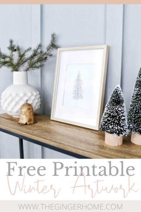 Minimalist Christmas Printables Free, Simple Christmas Prints, Diy Christmas Artwork, Free Christmas Art Printables, Christmas Tree Printable Free, Free Printable Christmas Wall Art, Christmas Frames Printable, Free Christmas Tree Printables, Christmas Minimalist Decor