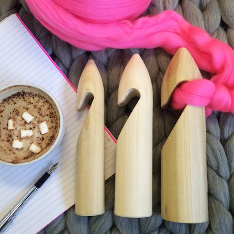 Yarn Swift, Giant Crochet, Big Crochet, Giant Knitting, Extreme Knitting, Large Crochet Hooks, Wooden Crochet Hooks, Yarn Winder, Hat Patterns Free