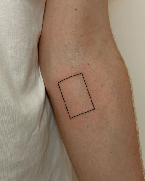 RECTANGLE #art #blackandgrey #blackandgreytattoo #dotwork #graphic #graphicart #ink #inked #inkig #instaart #instatattoo #linedrawing #linework #tatoogirl #tattoo #tattooart #tattooed #tattooedgirls #tattooer #tattooing #tattooist #tattoorealistic #tattoos #tatts #татуировкабенидорм Rectangle Arm Tattoo, Rectangular Tattoo, Rectangle Tattoo, Quilt Tattoo, Square Tattoo, Ghost Tattoo, Rectangle Art, Tattoo Cover, Benidorm