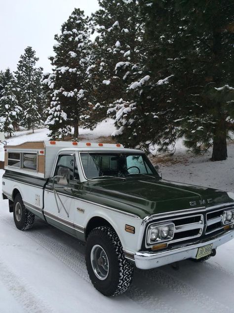 1972 GMC K1500 Green/White LWB One Owner - Page 2 - The 1947 - Present Chevrolet & GMC Truck Message Board Network 1972 Gmc Truck, Studebaker Trucks, 72 Chevy Truck, Old Chevy, Duramax Diesel, Pick Up Trucks, Lifted Chevy, Old Pickup Trucks, Old Pickup