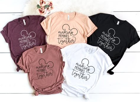 "Making Memories Together shirt, family disneyworld shirts,disneyland shirts, family disneyland shirts 2022,Disneyland group shirt,unisex tee 🔔 20% off everything on our store ★So, here is a brief description for you to see the order-process★ ★ Please, Check and Review all photos. ★ Select Your Size and Color from drop down menus. ★ Choose Your Quantity as much as you want. ★Click ADD TO CART. You can go back to add more product color for your family members anytime you want, or you can complet Matching Disney Shirts Hollywood Studios, Making Memories Disney Shirts, Disney Making Memories Shirt, Making Memories Together Disney Shirt, Disneyland Diy Shirts, Group Tshirts Travel, Family Of 3 Disney Shirts, Disney Tee Shirts Family Vacations, Disneyland Family Vacation Shirts