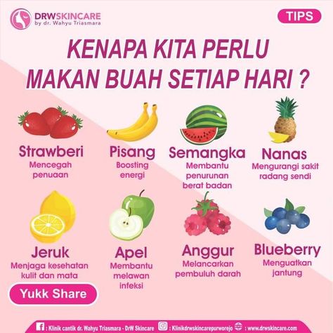 Makanan Rendah Kalori, Diet Sehat, Eating Fruit, Health Drinks Recipes, Resep Smoothie, Healthy Food Habits, Healthy Food Menu, Food Health Benefits, Resep Diet