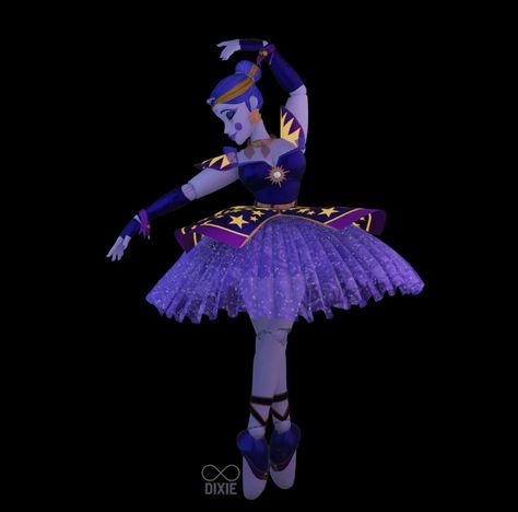 Fnaf Glamrock Ballora, Glam Rock Ballora, Ballora Sister Location, Fnaf Animatronic Oc, Glamrock Ballora, Glamrock Animatronics, Fnaf Ballora, Animatronic Oc, Fnaf Models