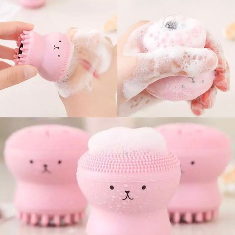 Face Scrub Brush, Cleanser Brush, Reduce Oily Skin, Facial Brush Cleanser, Makeup Jars, Facial Cleaning Brush, Hi Babe, Exfoliating Brush, Face Washing