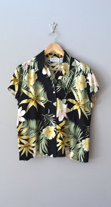 Diy Vetement, Mode Boho, Vintage Hawaiian Shirts, Vintage Hawaiian, Inspiration Mode, Mode Inspiration, Scandinavian Style, Floral Blouse, Moda Fashion