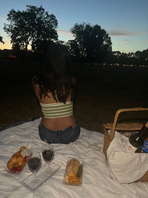 Late Night Picnic Aesthetic, Late Night Picnic Date, Night Picnic Date, Late Night Picnic, 21st Party Themes, Picnic Date Night, Night Romance, Picnic Photo Shoot, Alphabet Dating