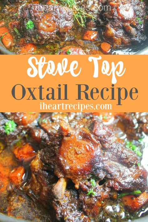 Ox Tail Recipe Stove Top, Oxtail Stew Recipes Southern, Dutch Oven Oxtail Recipes, Beef Oxtail Recipes Easy, How To Make Oxtails Recipes, Stove Top Oxtail Recipes, Southern Oxtails Soul Food Stovetop, Soul Food Oxtail Recipes, Oxtail Recipes Dutch Oven