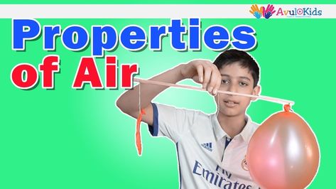 Properties of air explained with simple experiments-  1. Air has weight 2. Air exerts pressure 3. Air occupies space 4. Air doesn’t have definite shape 5. Air expands on heating and contracts on cooling Properties Of Air Experiments, Air Pressure Experiments, Air Activities, Science Boards, Physics Experiments, Space Projects, School Theme, Preschool Art Activities, Steam Room