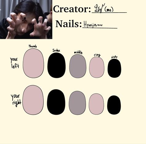 Hyunjin Nails Designs, Enhypen Nails Ideas, Uñas Stray Kids, Kpop Nails Ideas, Stray Kids Nails Designs, Stray Kids Nail Art, Hyunjin Nails, 5 Star Nails, Uñas Skz