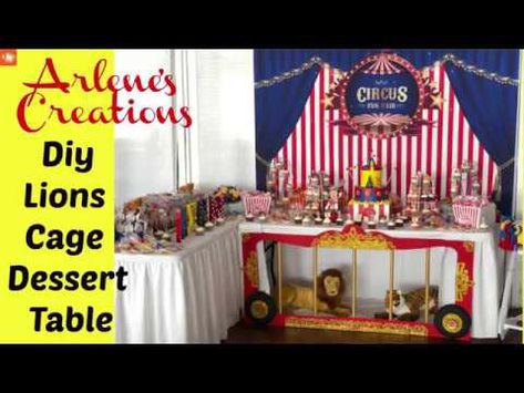 Lion Cage Circus Diy, Circus Theme Party, Carnival Themed Party, Carnival Themes, Carnival Birthday, Circus Theme, Circus Party, Carnival Party, Red Paint