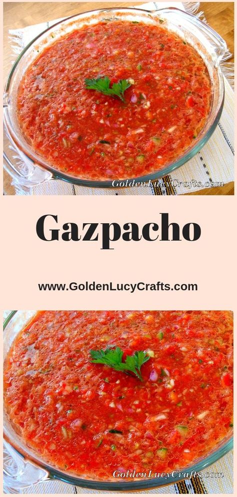 Gaspacho Soup Recipe Easy, Cold Soups Gazpacho, Houseboat Meals, Spanish Gazpacho Recipe, Gaspacho Soup, Traditional Gazpacho Recipe, Gazpacho Recipes, Gazpacho Soup Recipe, Chilled Soups