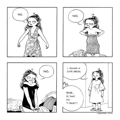 Funny-Women-Comics-Cassandra-Calin C Cassandra Comics, Cassandra Comics, Cassandra Calin, C Cassandra, Couples Comics, Online Comics, Funny Comic Strips, College Humor, Girl Problems