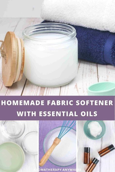 Say hello to soft, fresh-smelling clothes with this homemade fabric softener with essential oils and other natural ingredients. Diy Fabric Softener, All Natural Cleaning Products, Homemade Fabric Softener, Natural Cleaning Products Diy, Making Essential Oils, Holistic Health Remedies, Essential Oils Guide, Aromatherapy Blends, House Smell