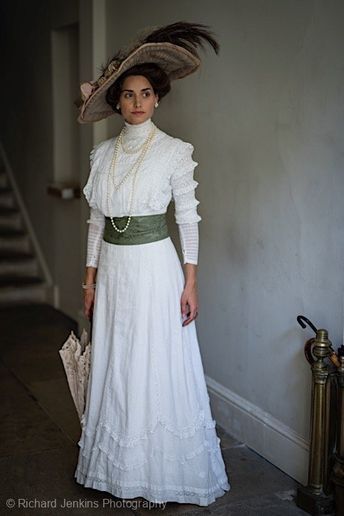 Late 19th Century Fashion, 1912 Fashion, Dress 1900, Richard Jenkins Photography, Victorian Era Dresses, Edwardian Costumes, Richard Jenkins, Edwardian Dress, 19th Century Fashion