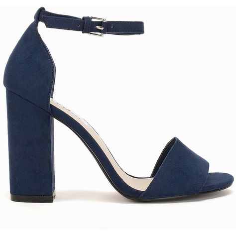 Nly Shoes Block Heel Sandal (2,405 INR) ❤ liked on Polyvore featuring shoes, sandals, dark blue, party shoes, womens-fashion, strappy sandals, buckle sandals, high heel sandals, high heel shoes and block-heel sandals Dark Blue Party, Blue Shoes Outfit, Dark Blue Heels, Navy Block Heels, Navy Blue High Heels, Blue Shoes Heels, Color Block Shoes, Navy Blue Heels, Strappy Block Heel Sandals