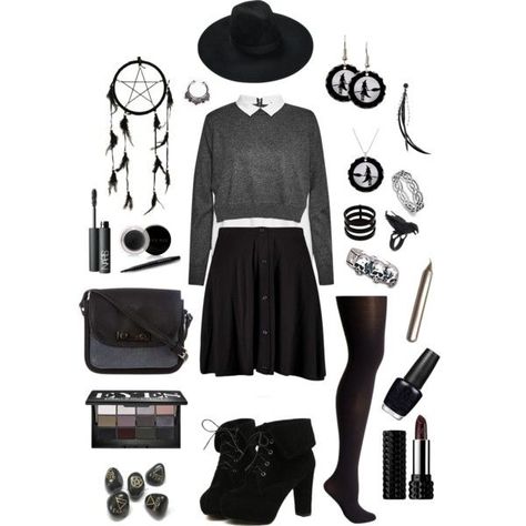 Modern Witch Wiccan Witchy Style Modern Witch, Wiccan Outfits, Wardrobe Remodel, Modern Witch Aesthetic Outfit, 90s Witch Aesthetic, Modern Witch Outfit, Witch Aesthetic Outfit, Modern Witch Fashion, Spring Witch