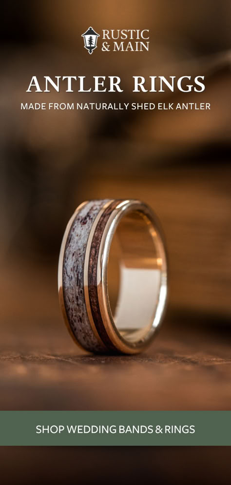 Elk Ring Wedding Bands, Farm Wedding Rings, Elk Wedding Band, Antler Wedding Rings, Antler Rings, Antler Wedding Band, Rustic Wedding Bands, Western Themed Wedding, Antler Wedding