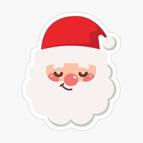 Santa Claus Stickers, Christmas Stickers Printable, Santa Claus Cap, Xmas Stickers, Santa Claus Drawing, Christmas Emoji, Santa Stickers, Emoji Stickers Iphone, Xmas Sticker