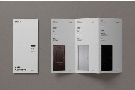 Deft on Behance Folder Design Layout, Interior Design Portfolio Layout, 달력 디자인, Identity Design Inspiration, 3d Printing Business, Leaflet Design, Typo Logo, Brochure Layout, Catalog Design