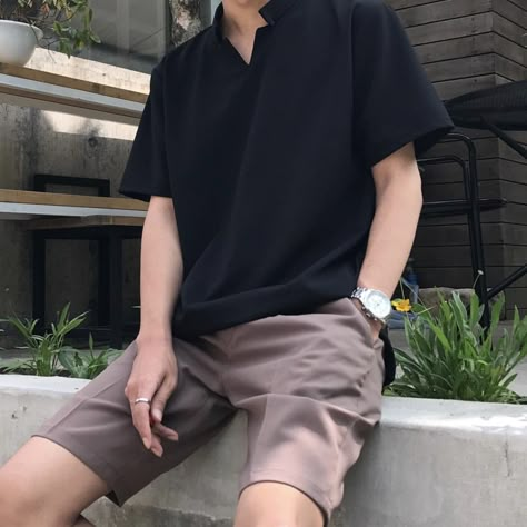 Summer Outfit Korean Men, Casual Clean Outfit Men, Clean Outfit Aesthetic Men, Korean Summer Fits Men, Men Clean Outfit, Clean Style Outfit Men, Clean Man Aesthetic, Clean Men Outfit, Pinterest Boys Aesthetic