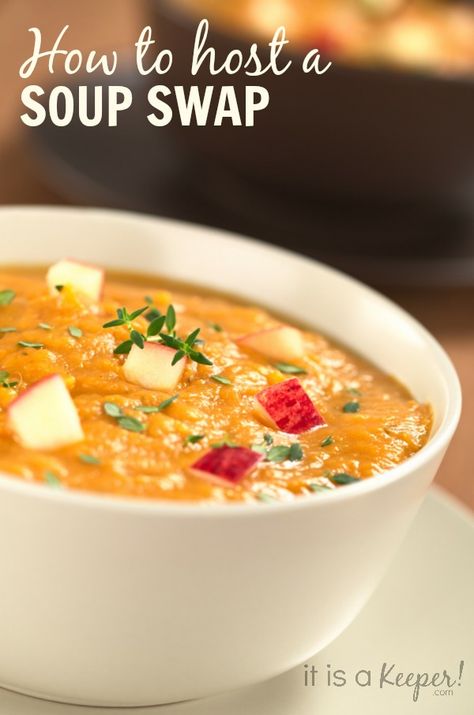 Soup Swap, Food Swap, Freezer Meals, Soup And Salad, Cooker Recipes, Soups And Stews, Slow Cooker Recipes, Have You Ever, Pot Recipes