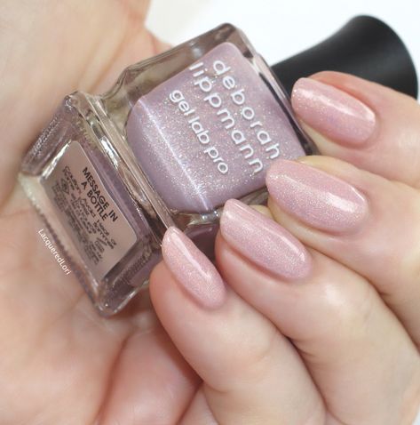 Deborah Lippmann Nail Polish, Girly Nails, Cosmetic Items, Message In A Bottle, Deborah Lippmann, Green Tea Extract, Nail Polish Remover, Brand Me, Beach Ready