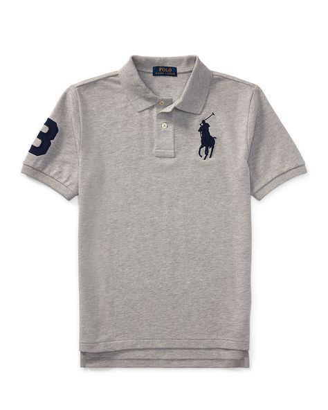 RALPH LAUREN CHILDRENSWEAR BIG PONY MESH KNIT POLO. #ralphlaurenchildrenswear #cloth Ralph Lauren Kids Boys, Kids Shirts Boys, Designer Ralph Lauren, Polo Ralph Lauren Kids, Ralph Lauren Kids, Ralph Lauren Boys, Knit Polo, Pique Polo Shirt, Polo Shirts