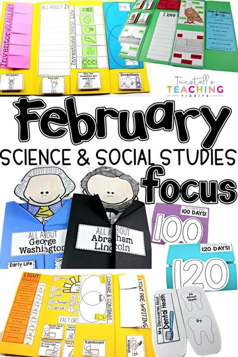 february science and social studies First Grade Social Studies Lessons, First Grade Social Studies, February Science, Social Studies Games, Elementary Social Study, February Lessons, Social Studies Unit, 4th Grade Social Studies, Kindergarten Social Studies